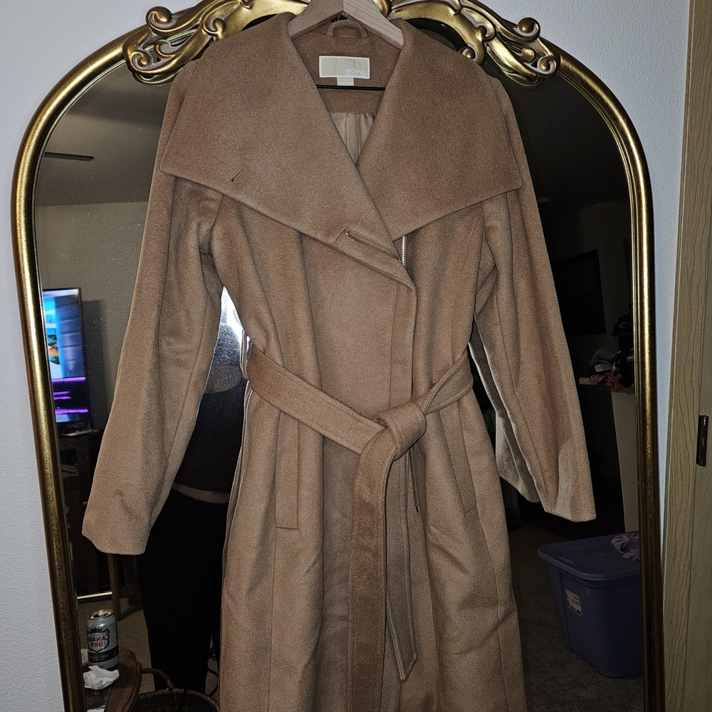 Michael Kors Tan Trench Coat